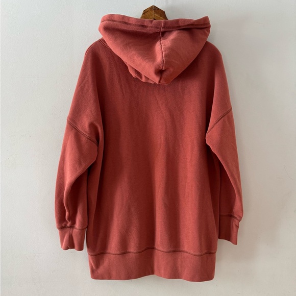 Aerie Hoodie, zipper details, sz Large, ribbon, 3/4 sleeve, relaxed, cropped - Picture 4 of 13